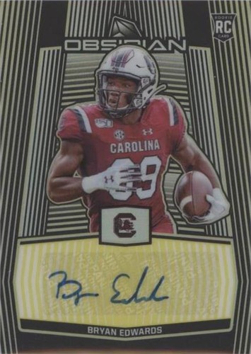 2020 Panini Obsidian Draft Picks Bryan Edwards #43