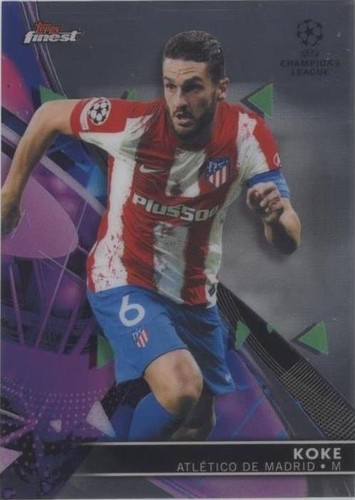 2021-22 Topps Finest UCL Koke #27