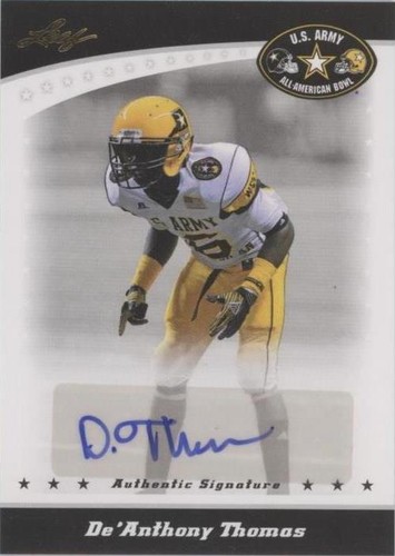 2011 Leaf U.S. Army All-American Bowl De'Anthony Thomas #BA-DT1