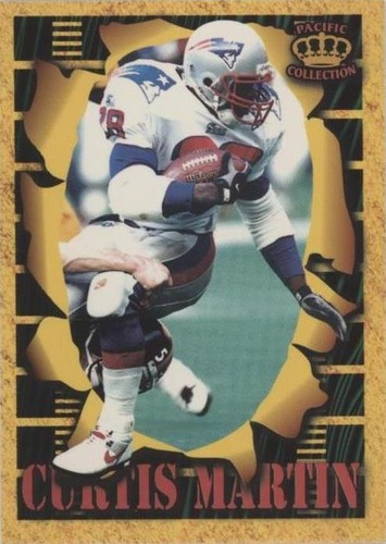 1996 Pacific Invincible Curtis Martin #SM104