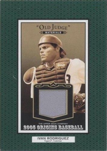 2005 Upper Deck Origins - Ivan Rodriguez #OJ-IR