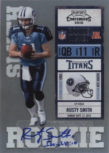 2010 Playoff Contenders Rusty Smith #184