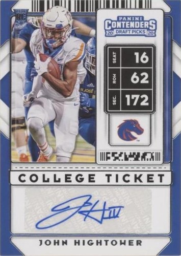 2020 Panini Contenders Draft Picks John Hightower IV #288