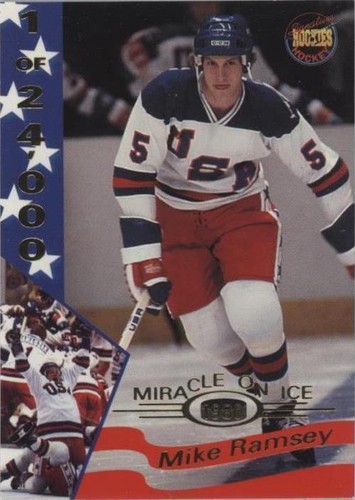 1995 Signature Rookies Miracle on Ice 1980 - Mike Ramsey #27
