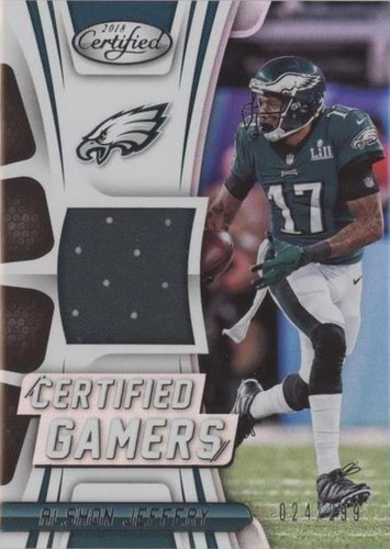 2018 Panini Certified Alshon Jeffery #CG-AL