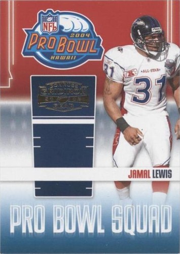 2005 Donruss Gridiron Gear Jamal Lewis #PBS-3