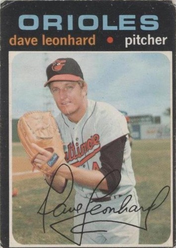 1971 O-Pee-Chee - Dave Leonhard #716