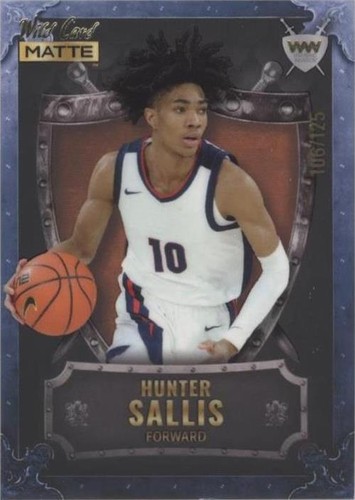 2022-23 Wild Card Matte Draft - Hunter Sallis #WW-46
