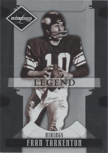2008 Leaf Limited Fran Tarkenton #131