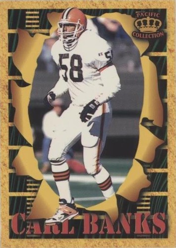 1996 Pacific Invincible Carl Banks #SM19