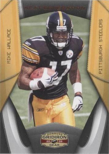 2009 Donruss Gridiron Gear Mike Wallace #23