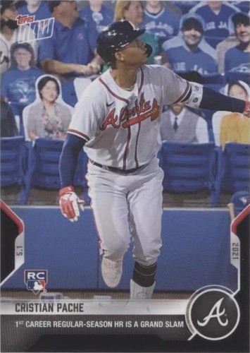 2021 Topps Now - Cristian Pache #158