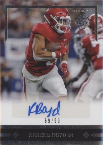 2021 Leaf Ultimate Draft Rakeem Boyd #GLR-RB1