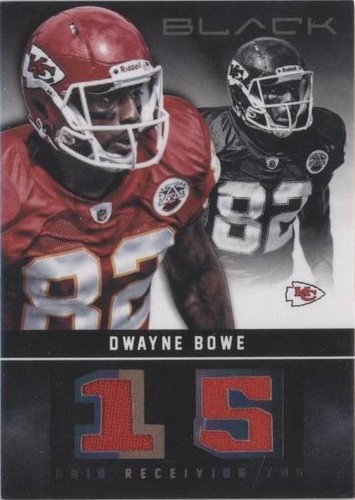 2012 Panini Black Dwayne Bowe #29