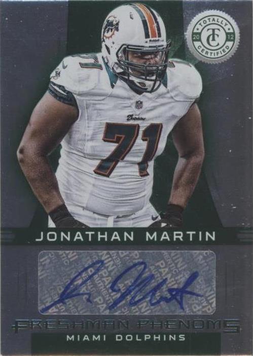2012 Totally Certified Jonathan Martin #138