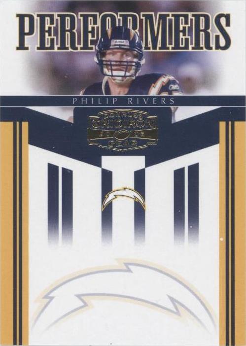 2006 Donruss Gridiron Gear Philip Rivers #PR-50