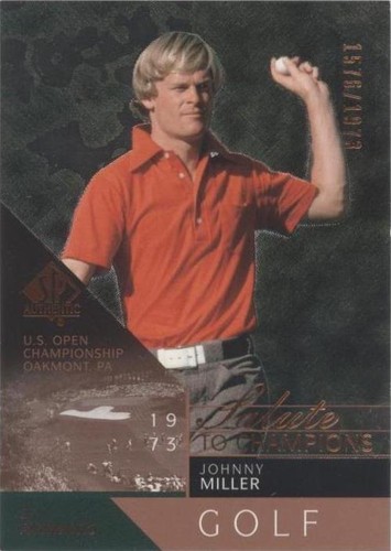 2003 SP Authentic - Johnny Miller #80