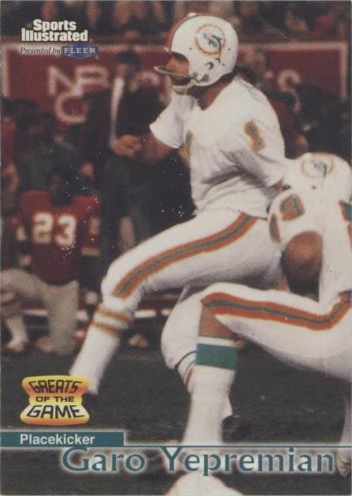 1999 Fleer Sports Illustrated Garo Yepremian #34