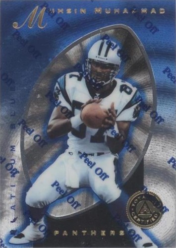 1997 Pinnacle Totally Certified Muhsin Muhammad #110