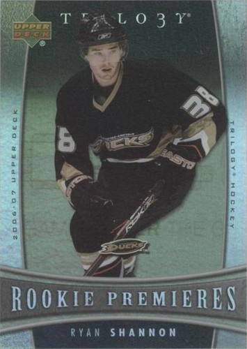 2006-07 Upper Deck Trilogy - Ryan Shannon #102