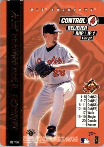 2000 MLB Showdown Pennant Run - Mike Trombley #019
