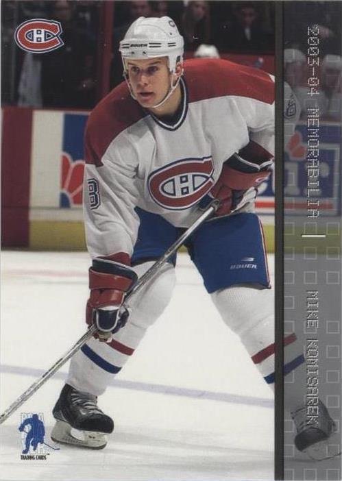 2003-04 In the Game Be A Player Memorabilia - Mike Komisarek #57