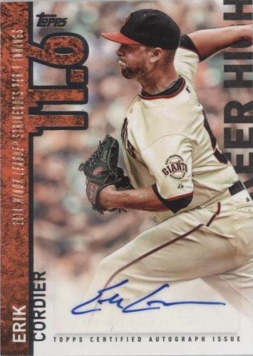 2015 Topps - Erik Cordier #CHA-EC