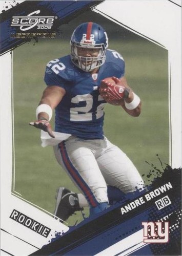 2009 Score Inscriptions Andre Brown #306