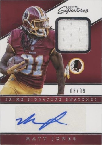 2016 Panini Prime Signatures Matt Jones #PSS-MJ