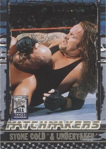 2002 Fleer WWF All Access - Steve Austin Undertaker #12 MM