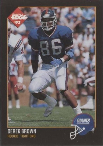 1992 Collector's Edge Derek Brown #206