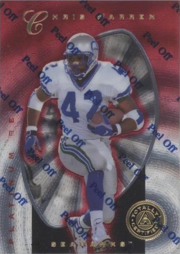1997 Pinnacle Totally Certified Chris Warren #83