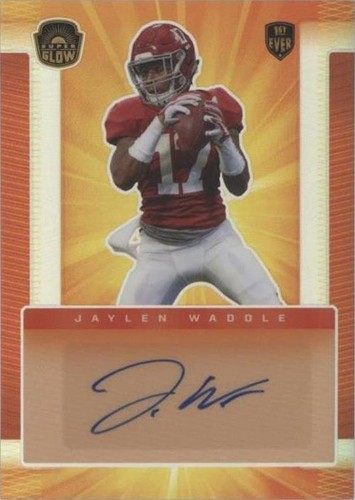 2021 Super Glow Sports Inaugural Edition Jaylen Waddle #AU-JW