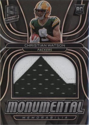 2022 Panini Spectra Christian Watson #MME-CWA