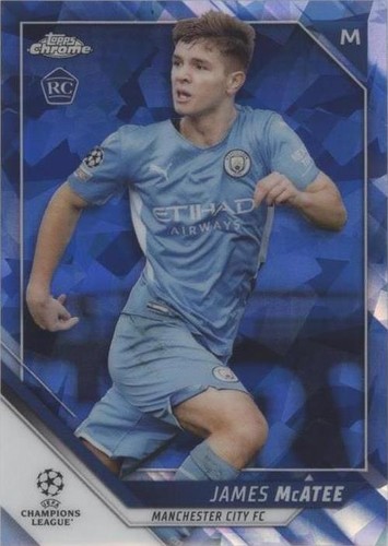 2021-22 Topps Chrome UCL Sapphire Edition James McAtee #53