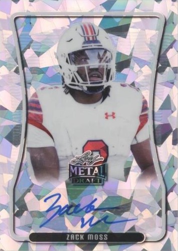 2020 Leaf Metal Draft Zack Moss #BAP-ZM1
