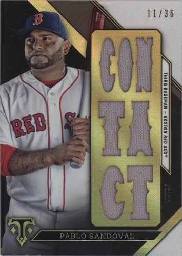 2016 Topps Triple Threads - Pablo Sandoval #TTR-PS1