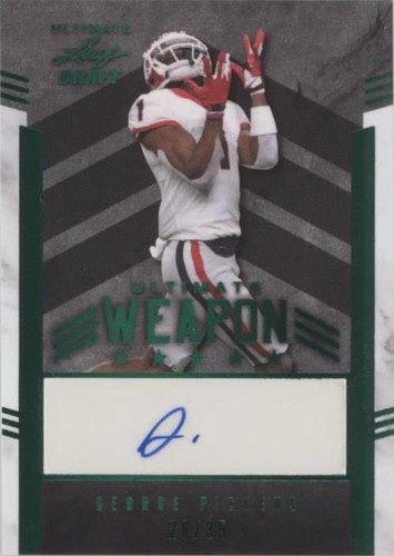 2022 Leaf Ultimate Draft George Pickens #UW-GP1