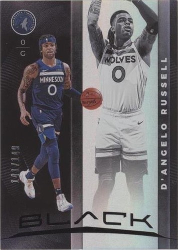 2019-20 Panini Black - D'Angelo Russell #37