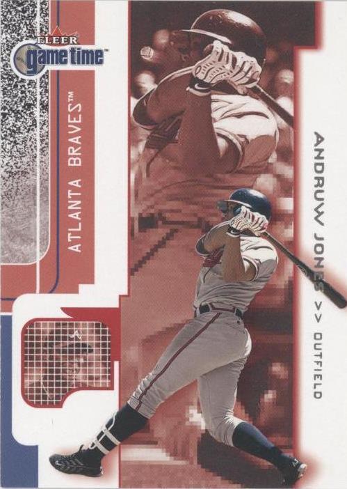 2001 Fleer Game Time - Andruw Jones #86