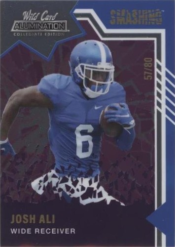 2021 Wild Card Alumination NIL Collegiate Edition Josh Ali #ANSM-9
