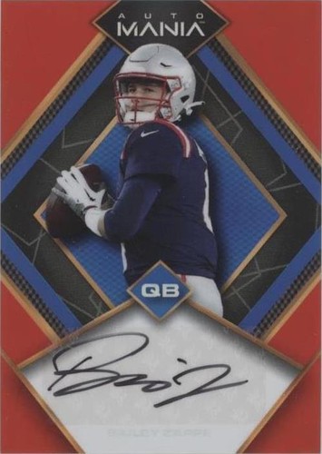 2022 Wild Card Auto Mania Bailey Zappe #AM-D1