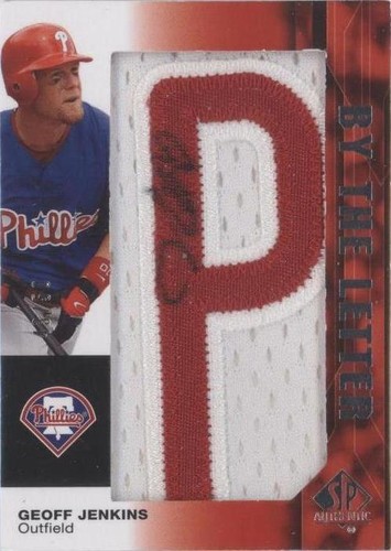 2008 SP Authentic - Geoff Jenkins #BL-GJ