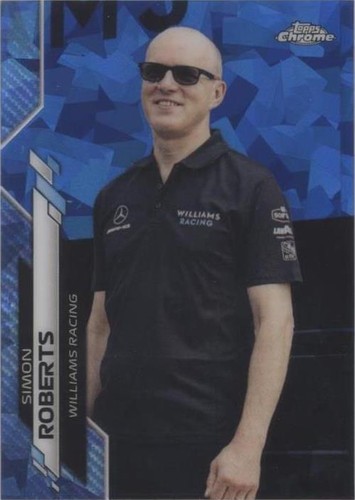 2020 Topps Chrome Sapphire Edition Formula 1 - Simon Roberts #87