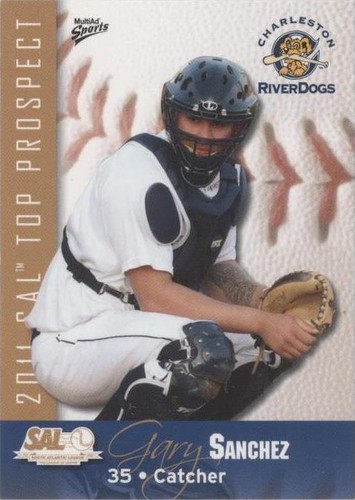 2011 MultiAd Sports South Atlantic League Top Prospects - Gary Sanchez #23