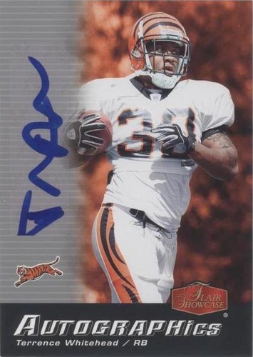 2006 Flair Showcase Terrence Whitehead #AU-TW