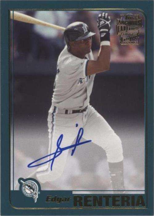 2017 Topps Archives - Edgar Renteria #FFA-ER