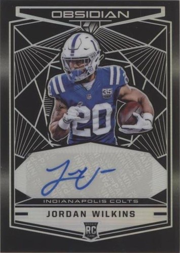 2018 Panini Obsidian Jordan Wilkins #RKA-JW