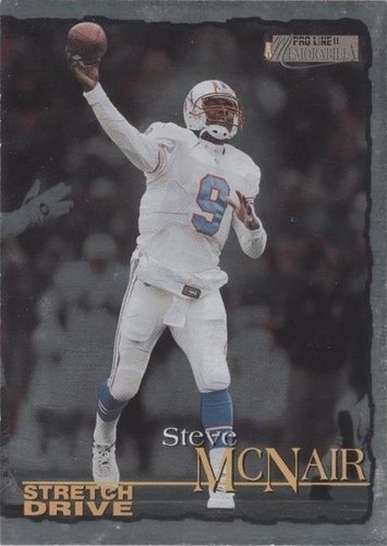 1996 Pro Line II Memorabilia Steve McNair #DS12