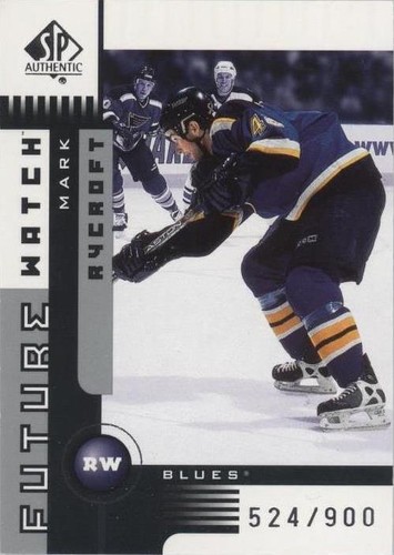 2001-02 SP Authentic - Mark Rycroft #171
